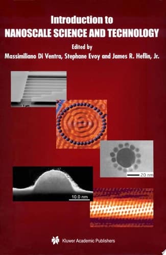 Introduction to Nanoscale Science and Technology