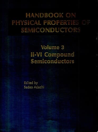 Handbook on Physical Properties of Semiconductors