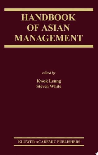 Handbook of Asian Management