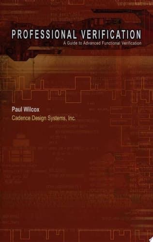 Professional Verification A Guide to Advanced Functional Verification