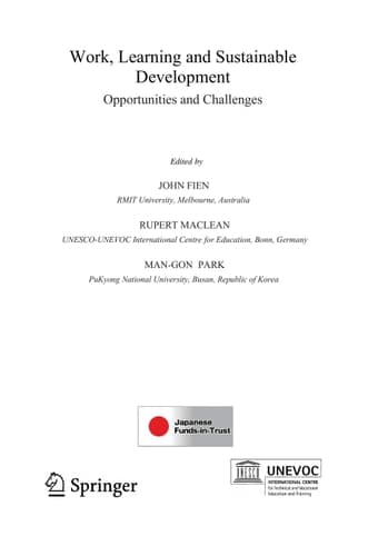 Work, Learning and Sustainable Development Opportunities and Challenges