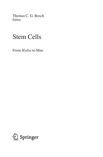 Stem Cells From Hydra to Man