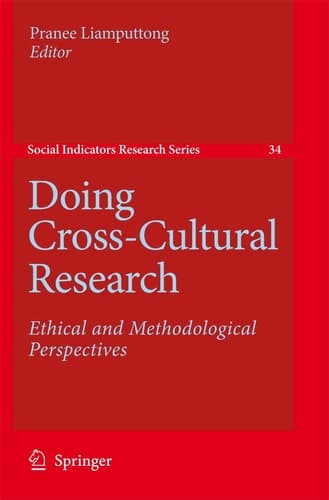 Doing Cross-Cultural Research Ethical and Methodological Perspectives