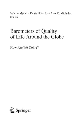 Barometers of Quality of Life Around the Globe How Are We Doing?