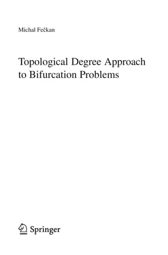 Topological Degree Approach to Bifurcation Problems