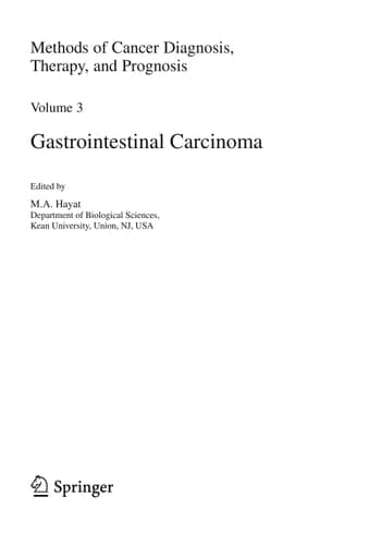 Methods of Cancer Diagnosis, Therapy and Prognosis Gastrointestinal Cancer