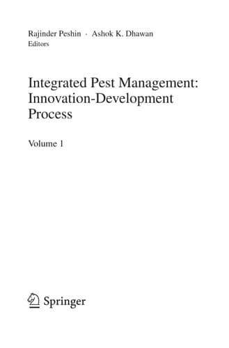 Integrated Pest Management Volume 1: Innovation-Development Process