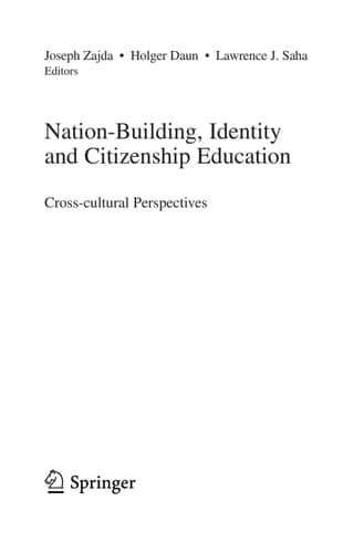 Nation-Building, Identity and Citizenship Education Cross Cultural Perspectives