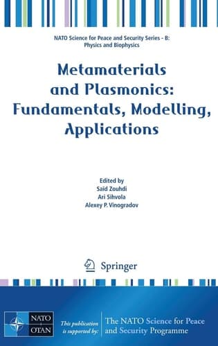 Metamaterials and Plasmonics: Fundamentals, Modelling, Applications