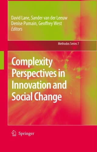 Complexity Perspectives in Innovation and Social Change (Methodos Series, 7)