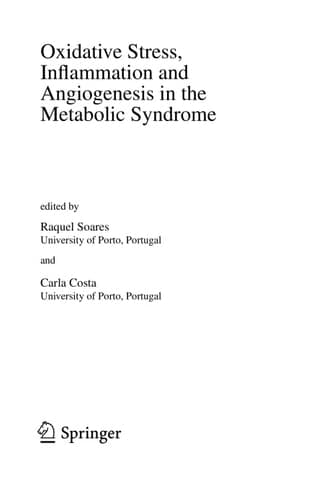 Oxidative Stress, Inflammation and Angiogenesis in the Metabolic Syndrome
