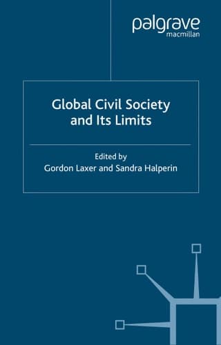 Global Civil Society and Its Limits