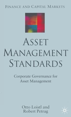 Asset Management Standards Corporate Governance for Asset Management