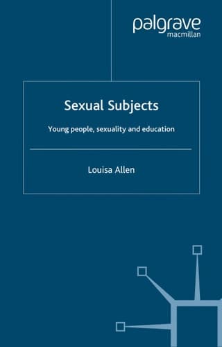 Sexual Subjects Young People, Sexuality and Education