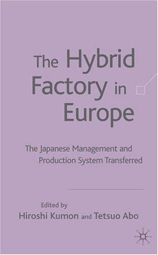 The Hybrid Factory in Europe The Japanese Management and Production System Transferred