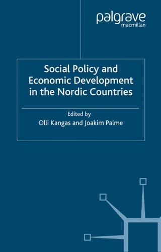 Social Policy and Economic Development in the Nordic Countries (Social Policy in a Development Context)