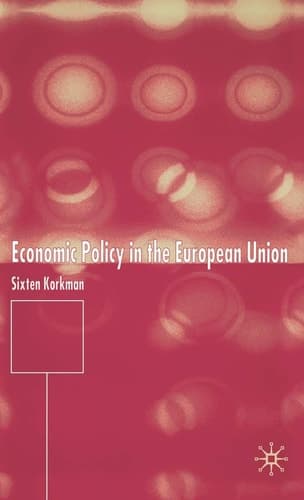 Economic Policy in the European Union