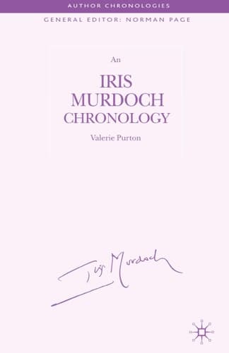 An Iris Murdoch Chronology