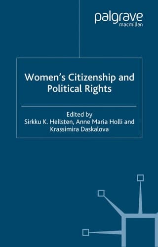 Women's Citizenship and Political Rights