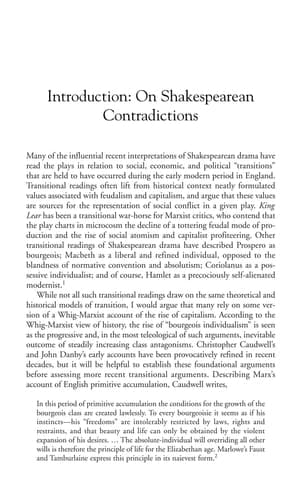 Revisionist Shakespeare Transitional Ideologies in Texts and Contexts