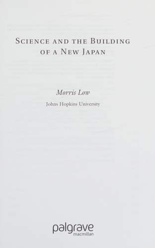 Science and the Building of a New Japan