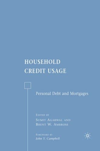 Household Credit Usage Personal Debt and Mortgages