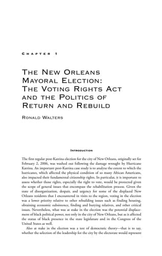 Seeking Higher Ground The Hurricane Katrina Crisis, Race, and Public Policy Reader