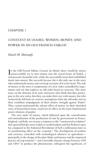 Women and Wealth in Late Medieval Europe