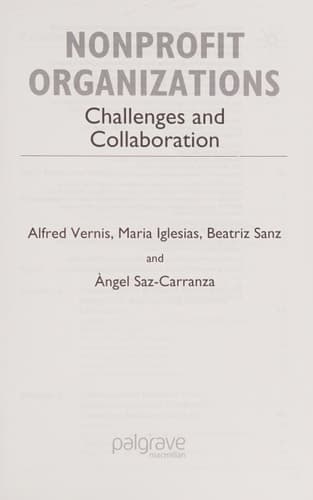 Nonprofit Organizations Challenges and Collaboration
