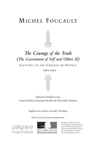 The Courage of Truth