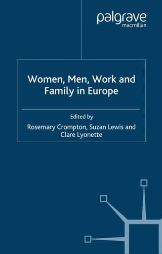 Women, Men, Work and Family in Europe