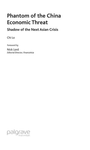 Phantom of the China Economic Threat Shadow of the Next Asian Crisis