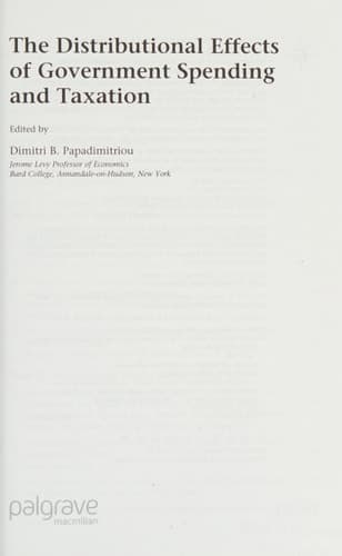 The Distributional Effects of Government Spending and Taxation