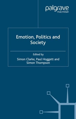 Emotion, Politics and Society
