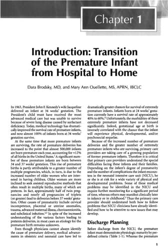 Primary Care of the Premature Infant