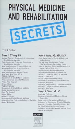 Physical Medicine & Rehabilitation Secrets