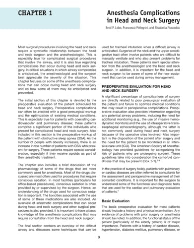 Complications in Head and Neck Surgery with CD Image Bank