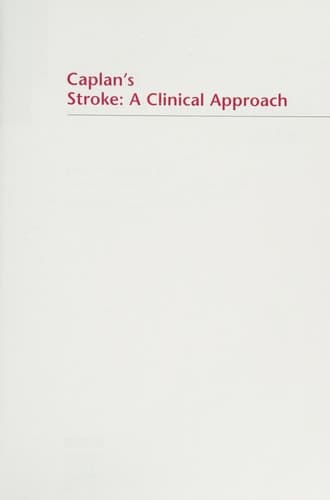 Caplan's Stroke A Clinical Approach