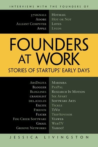 Founders at Work Stories of Startups' Early Days