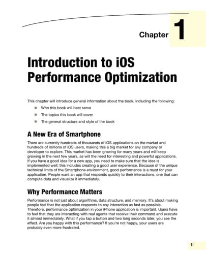 Pro iOS Apps Performance Optimization