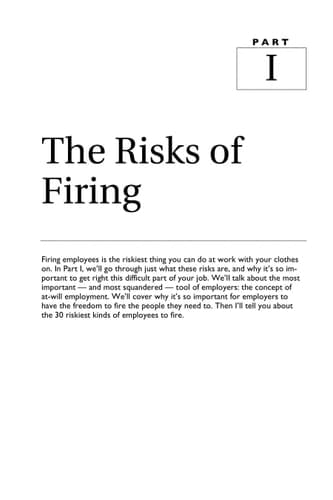 Firing at Will A Manager's Guide