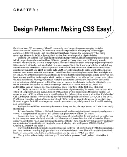 Pro HTML5 and CSS3 Design Patterns