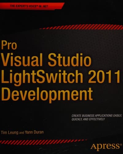 Pro Visual Studio LightSwitch 2011 Development