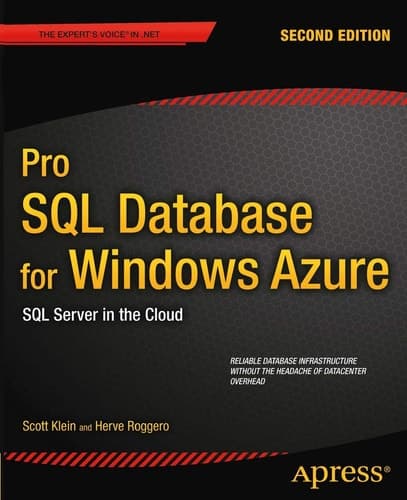 Pro SQL Database for Windows Azure SQL Server in the Cloud