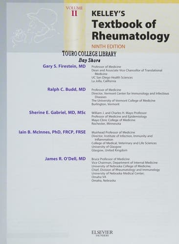 Kelley's Textbook of Rheumatology