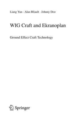 WIG Craft and Ekranoplan Ground Effect Craft Technology