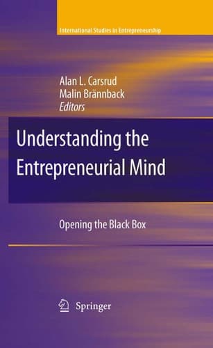 Understanding the Entrepreneurial Mind Opening the Black Box