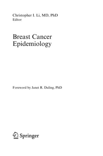 Breast Cancer Epidemiology