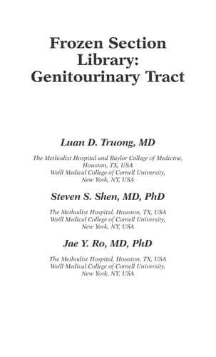 Frozen Section Library: Genitourinary Tract