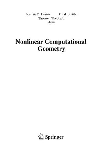 Nonlinear Computational Geometry